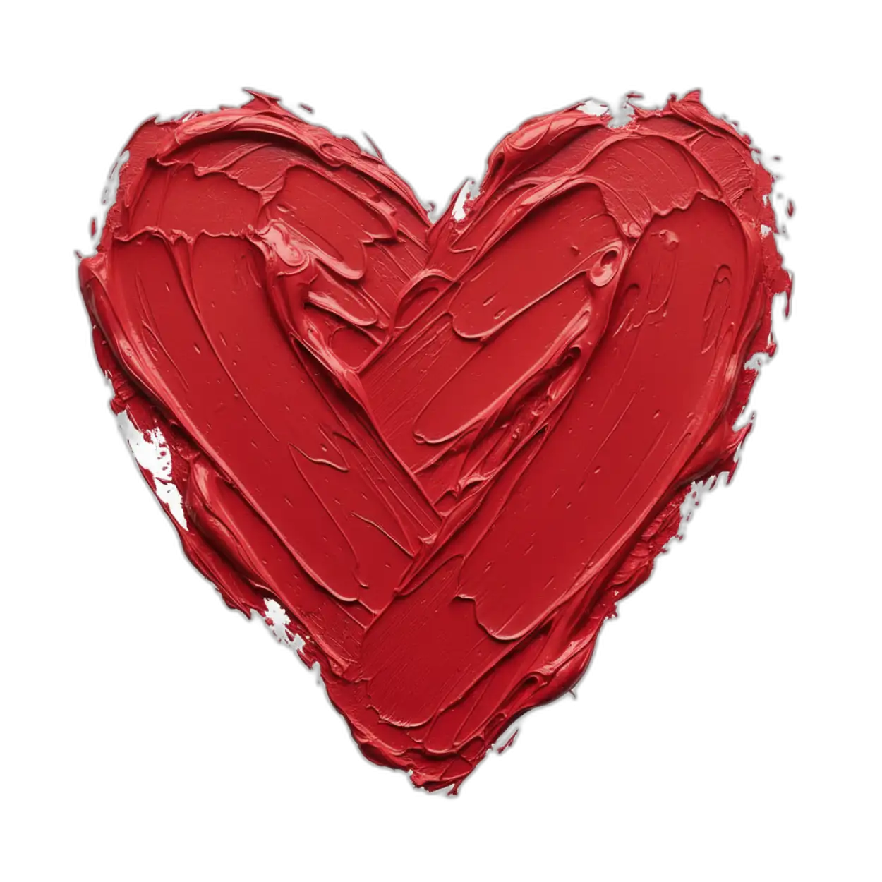 creative red heart png for branding and logo concepts