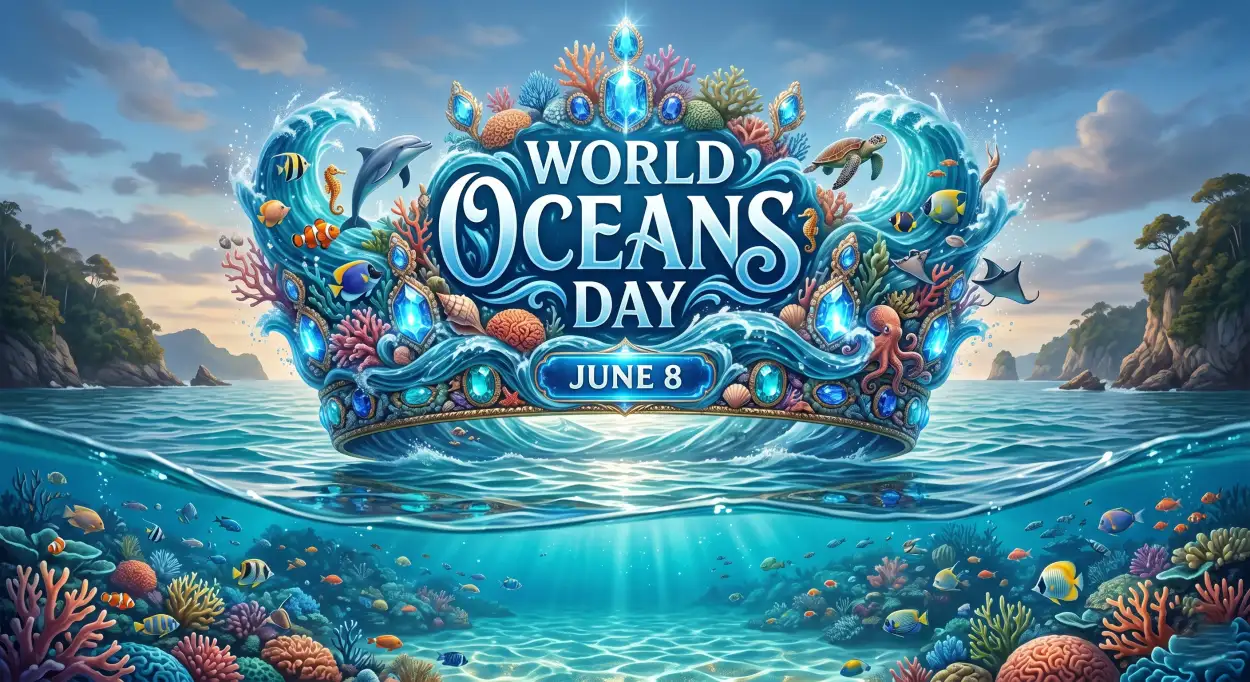 Free Download Creative World Oceans Day Social Media Post - High Quality World Oceans Day Social Media Post Image