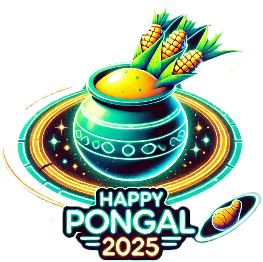 customizable happy pongal 2025 png