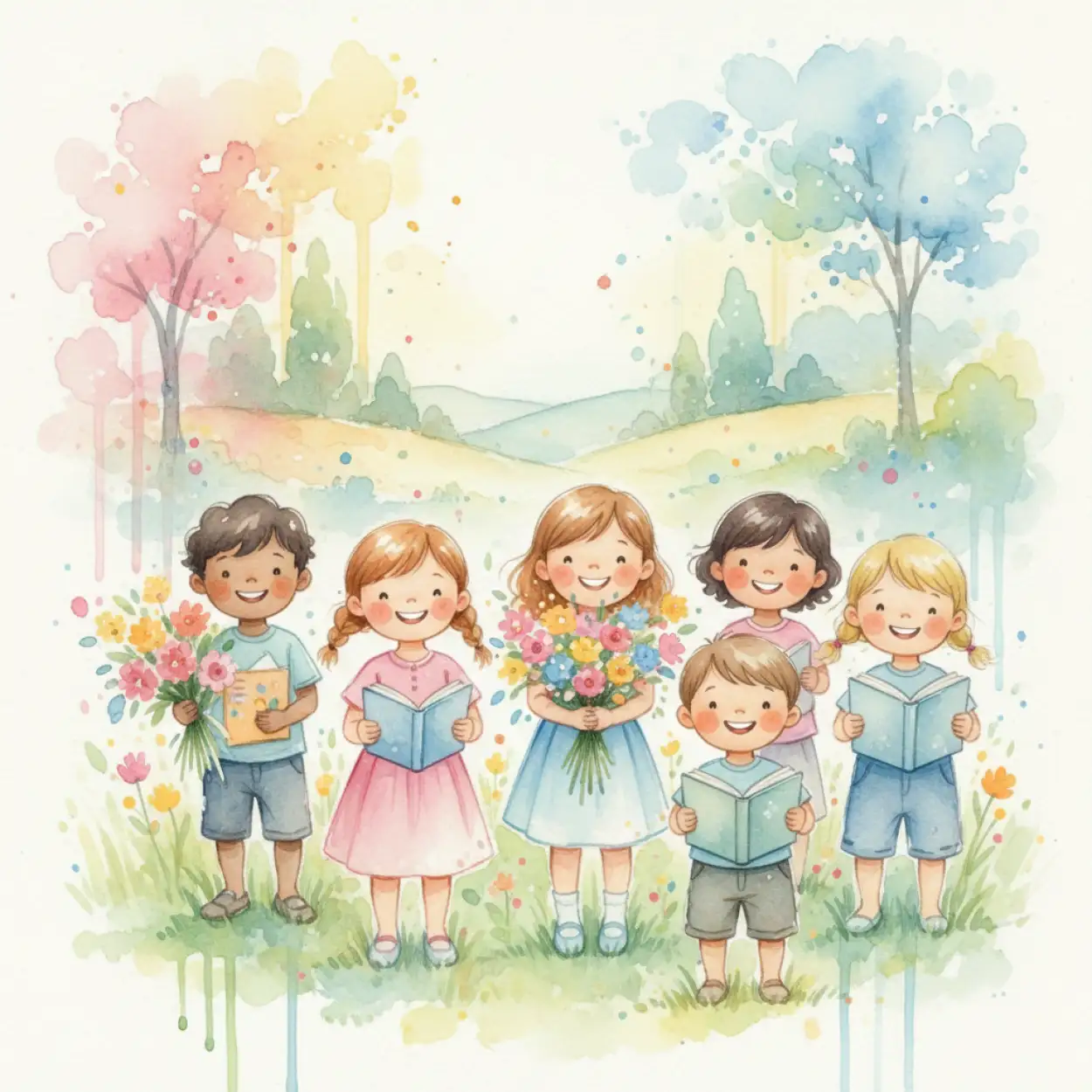 cute baby children day background for poster