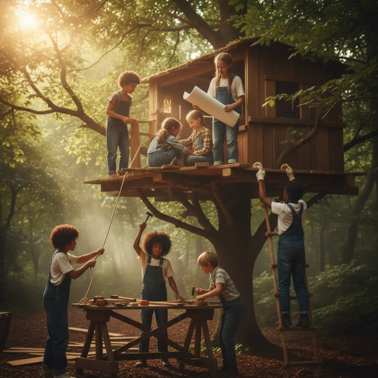 cute children day background without text