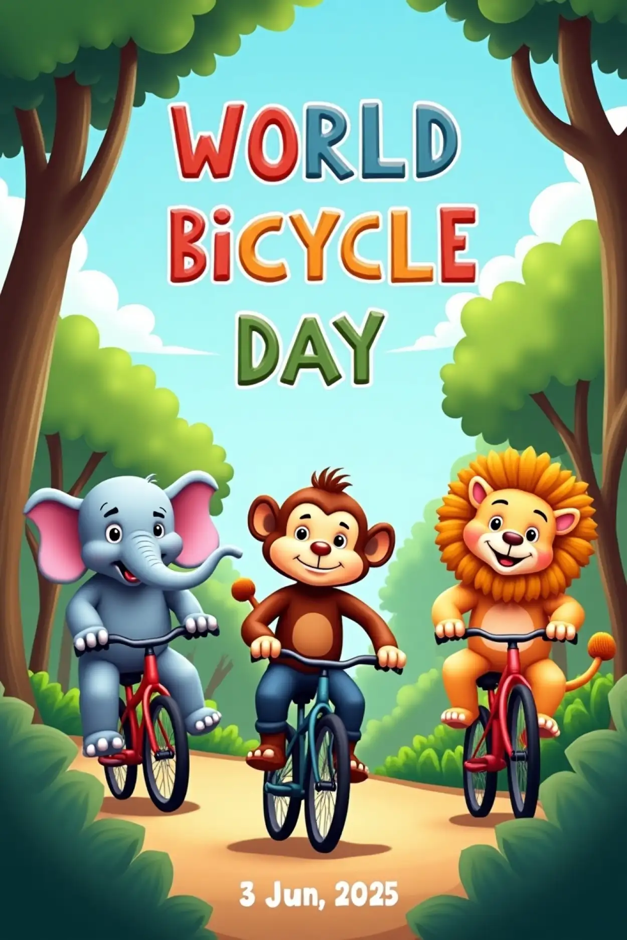 Free Download Cycle Rally Image For World Bicycle Day - High Quality World Bicycle Day Background