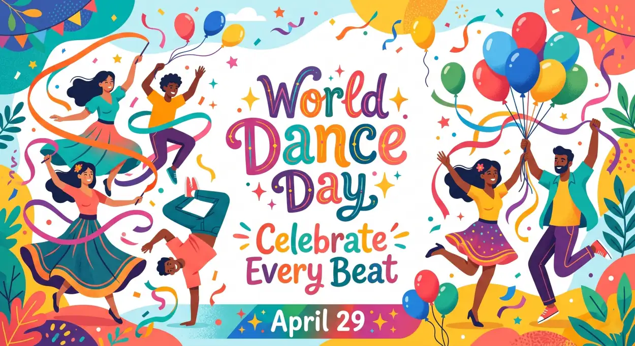 Free Download Dance Day Celebration In School Ideas - High Quality World Dance Day 2026 Image