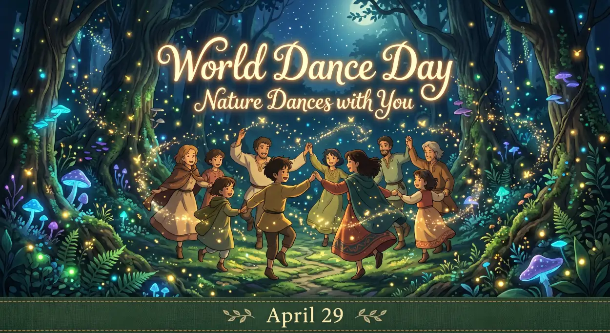 Free Download Dance Day Poster Png 2026 Hd - High Quality World Dance Day 2026 Transparent PNG