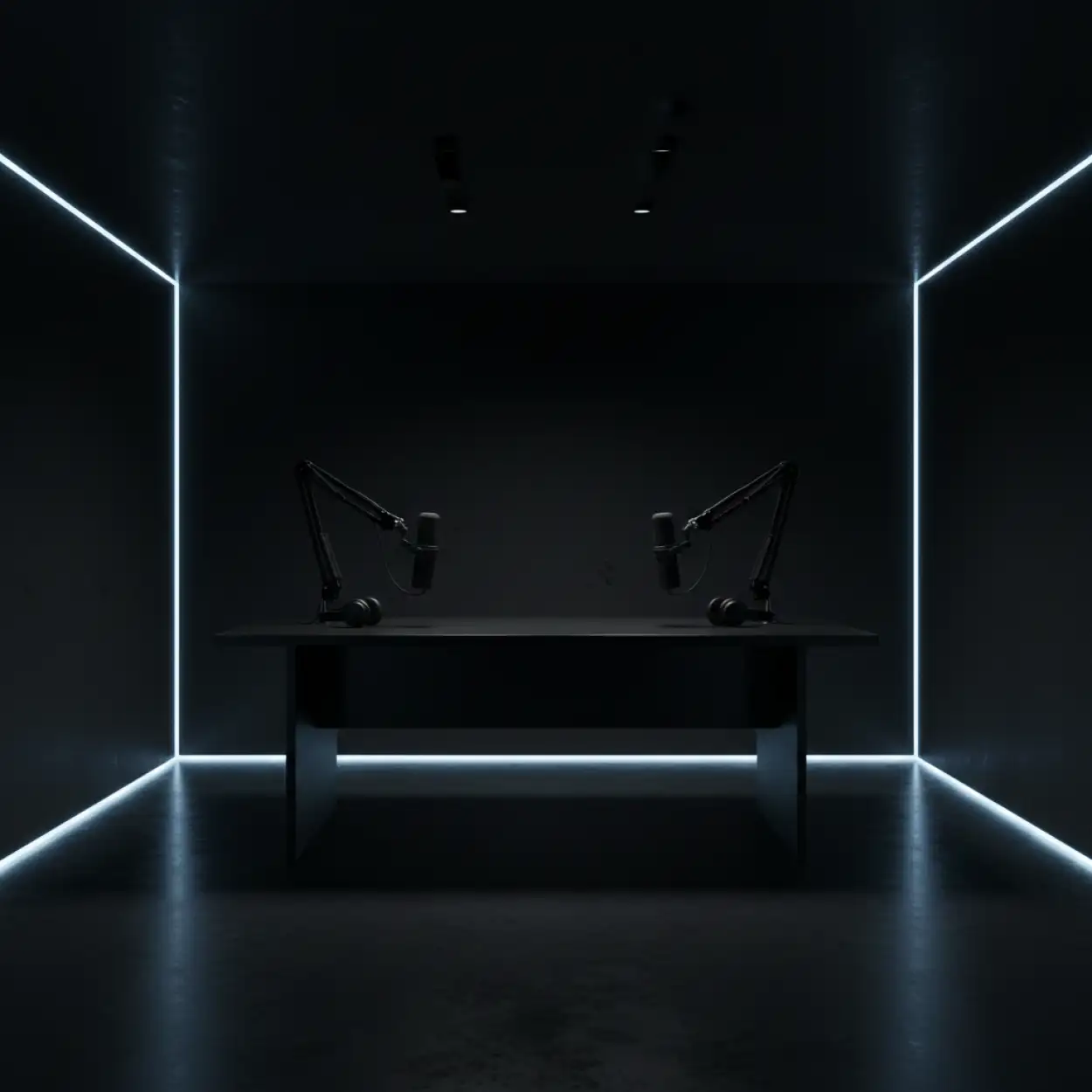 Free Download Dark Podcast Studio Background 4k - High Quality Podcast Studio Background Background