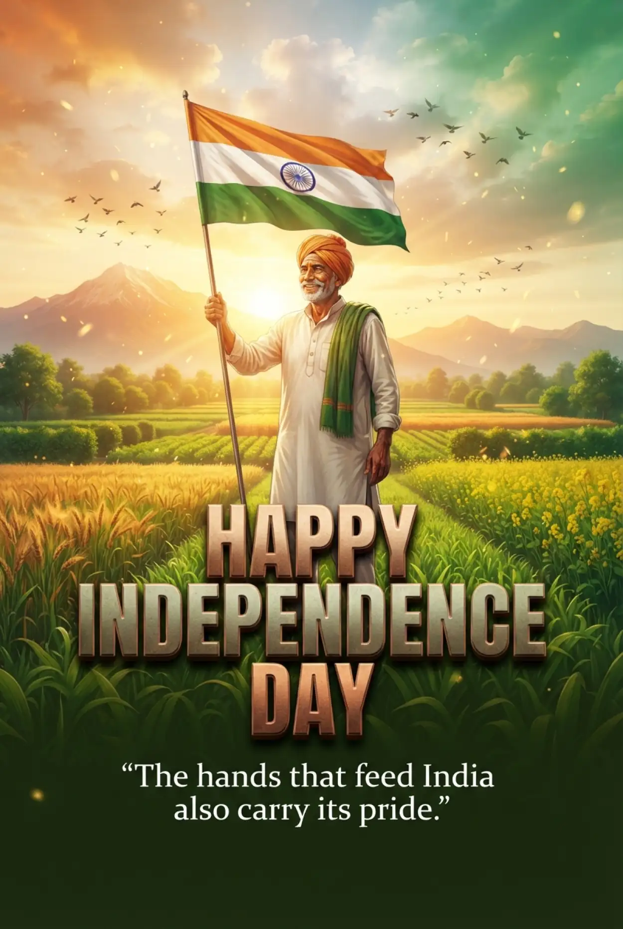 Free Download Deshbhakti Independence Day Wishes 2026 - High Quality Indian Independence Day Wishes 2026 Image