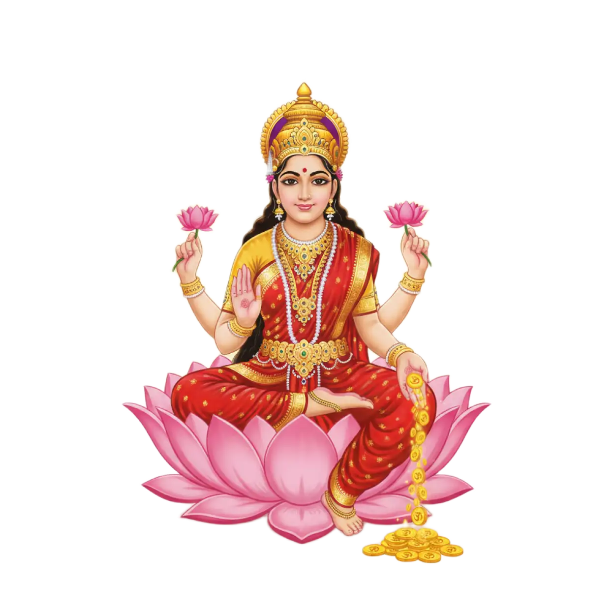 dhanteras png hd with lakshmi mata