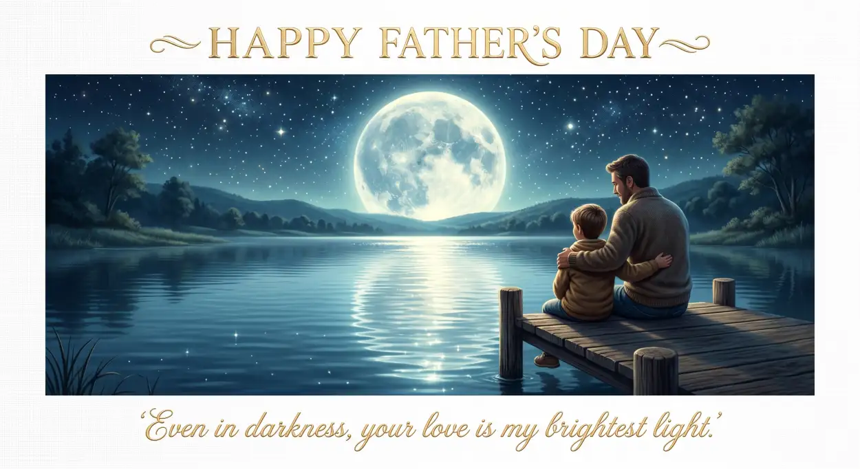 Free Download Digital Fathers Day Greeting Card - High Quality Happy Fathers Day Greeting Card Image