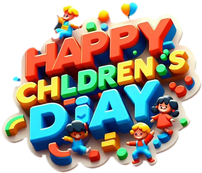 digital happy childrens day png art