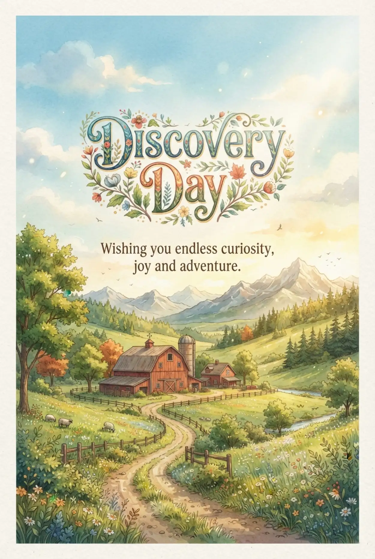 Free Download Discovery Day 2026 Printable Card - High Quality Discovery Day 2026 Image