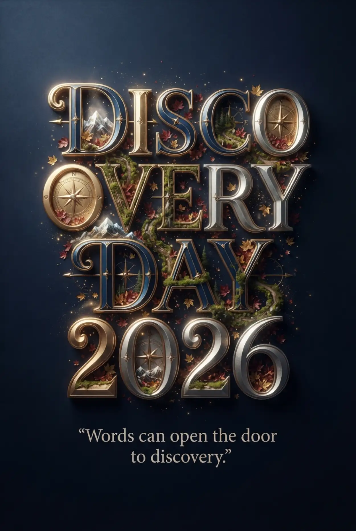 Free Download Discovery Day 2026 Text Design - High Quality Discovery Day 2026 Image
