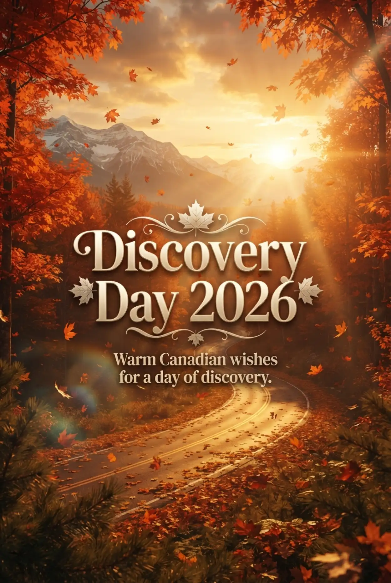 Free Download Discovery Day Greetings Canada 2026 - High Quality Discovery Day 2026 Image