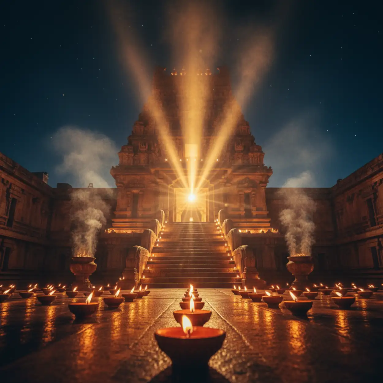 Free Download Diwali Background With Light Bokeh Effect - High Quality Diwali Background Background