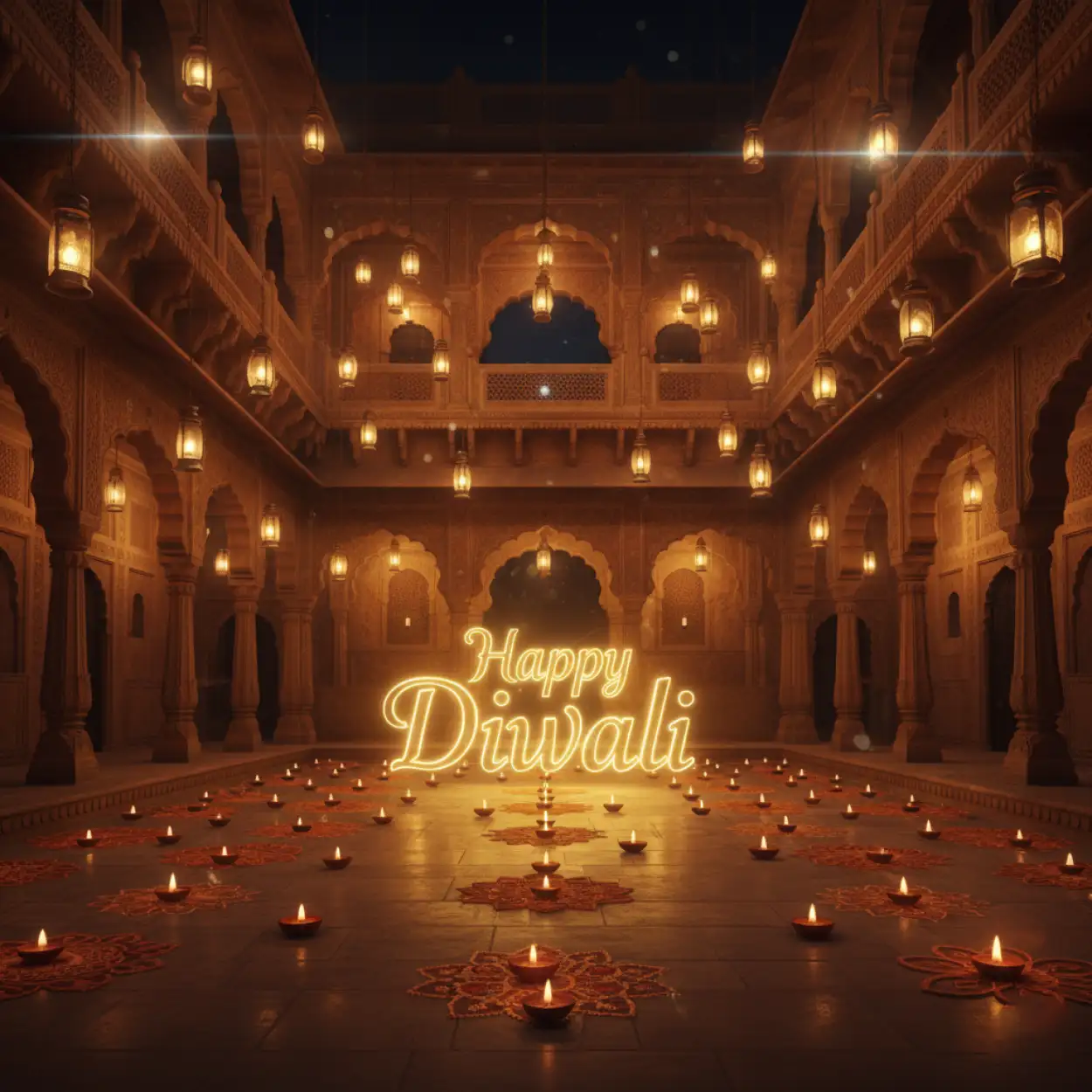 diy happy diwali 2025 invitation template