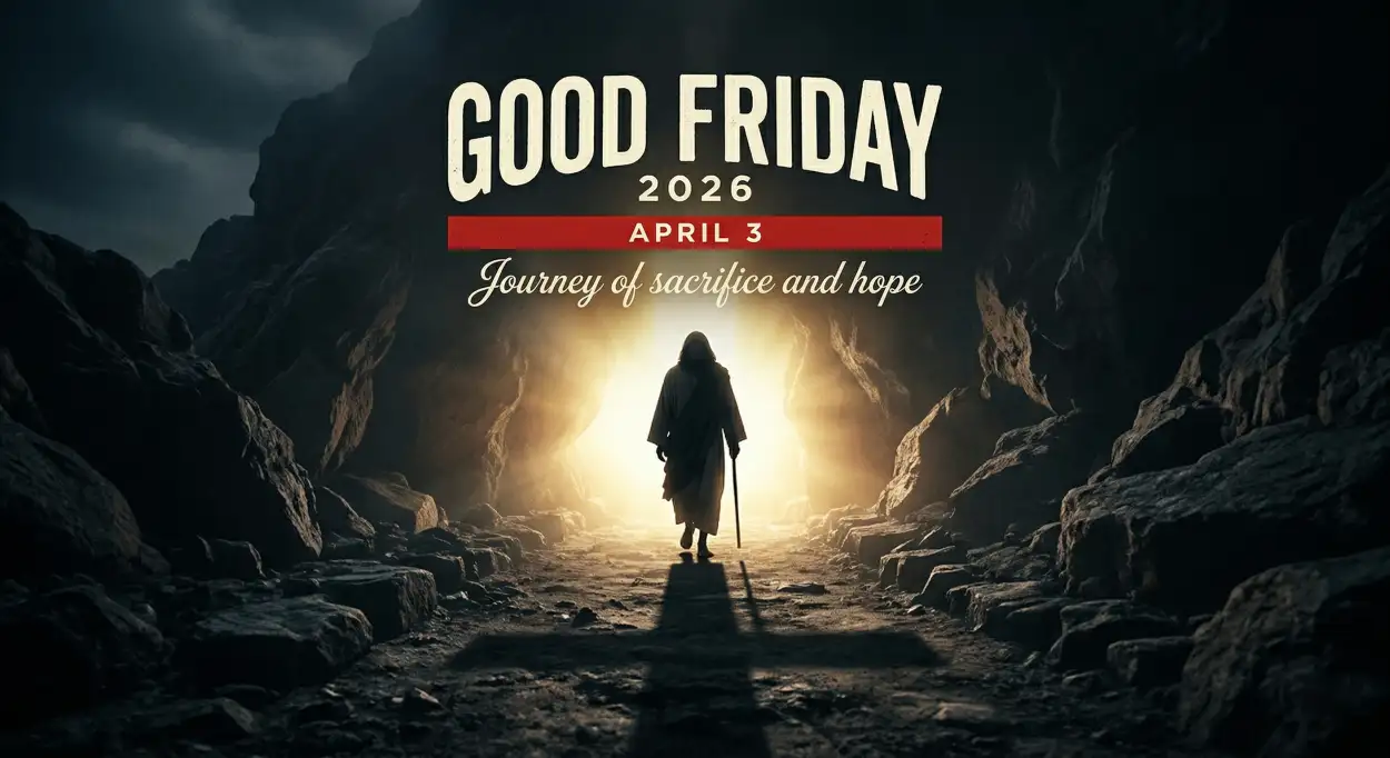 Free Download Download Good Friday Poster Png Hd - High Quality Good Friday 2026 Transparent PNG