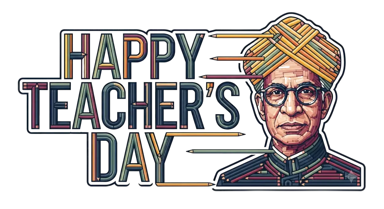 Free Download Dr Sarvepalli Radhakrishnan Portrait Png - High Quality Teachers Day Png Transparent PNG