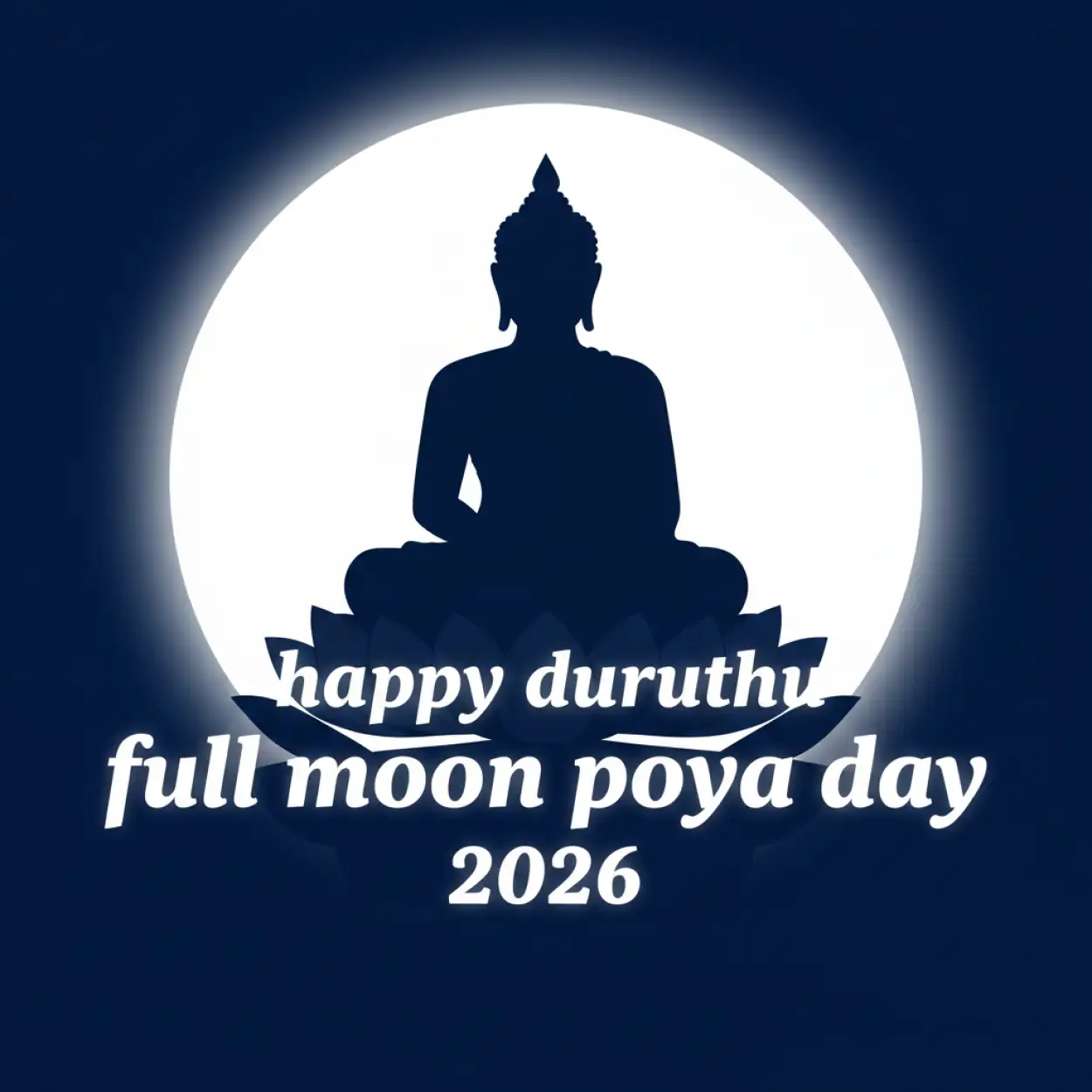 duruthu full moon poya day wishes 2026