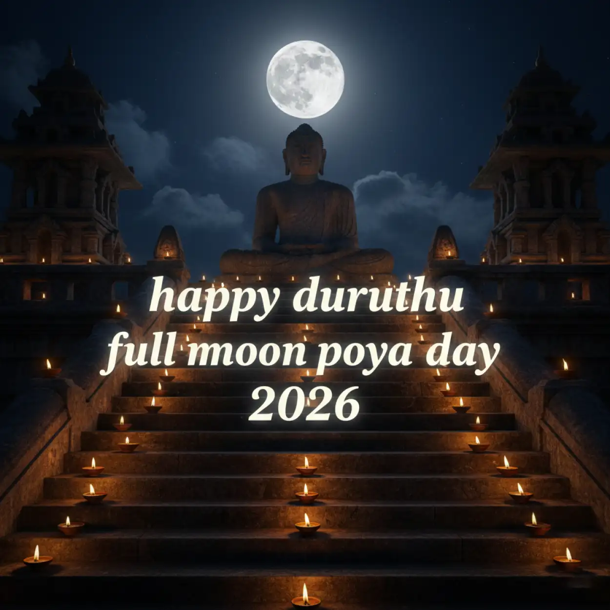 duruthu poya day full moon blessings