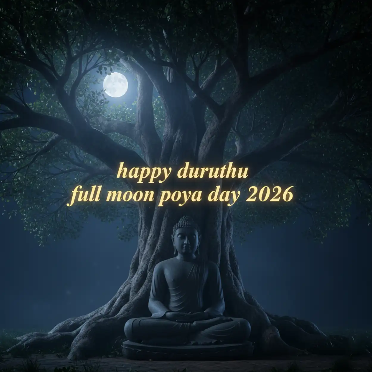 duruthu poya day full moon serenity