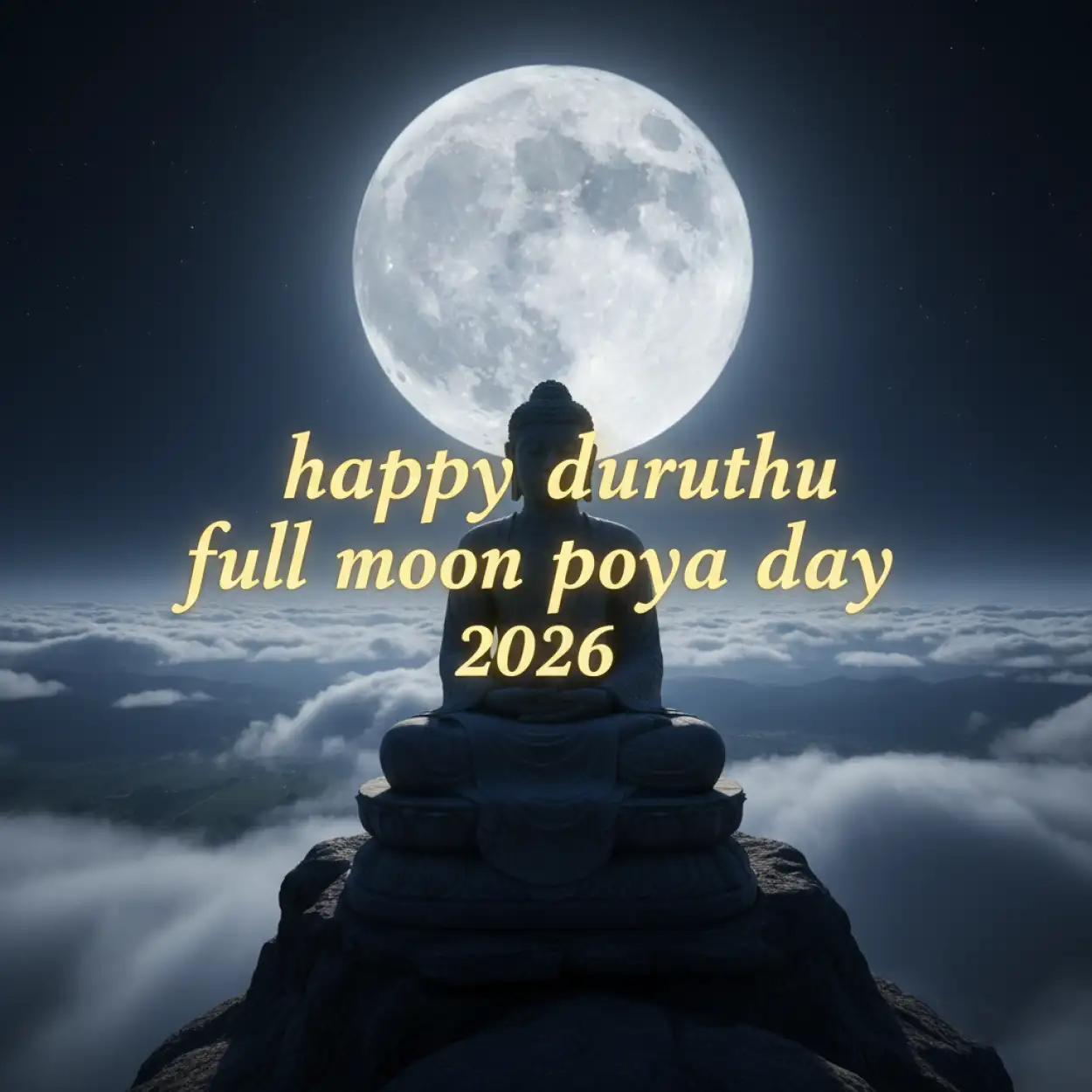 duruthu poya day peaceful moon wishes