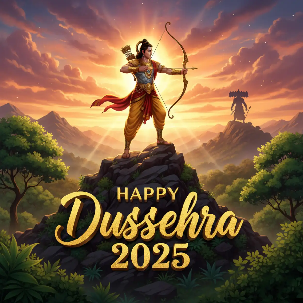 Dussehra 2025 wishes with inspirational quotes