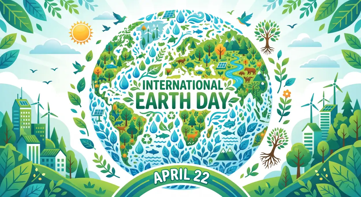 Free Download Earth Day 2026 Clipart Transparent - High Quality International Earth Day 2026 Image