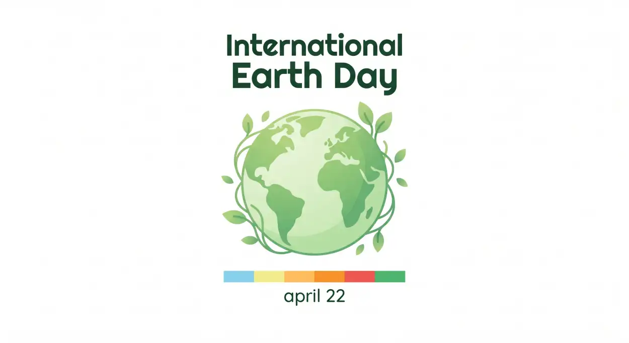 Free Download Earth Day 2026 Logo Design Png - High Quality International Earth Day 2026 Transparent PNG