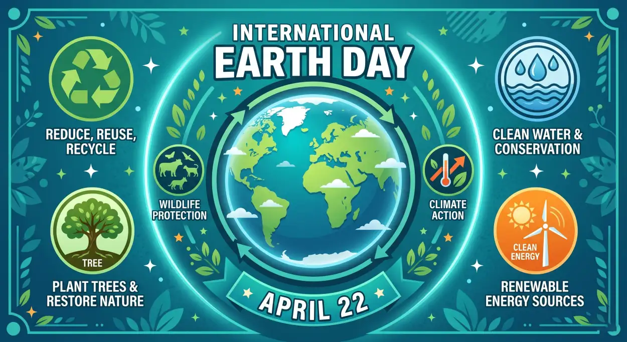 Free Download Earth Day 2026 School Poster Ideas - High Quality International Earth Day 2026 Image