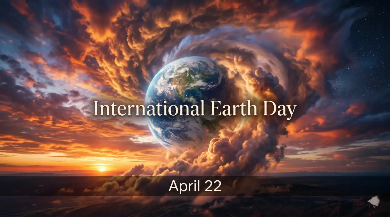 Free Download Earth Day 2026 Wishes In Hindi - High Quality International Earth Day 2026 Image