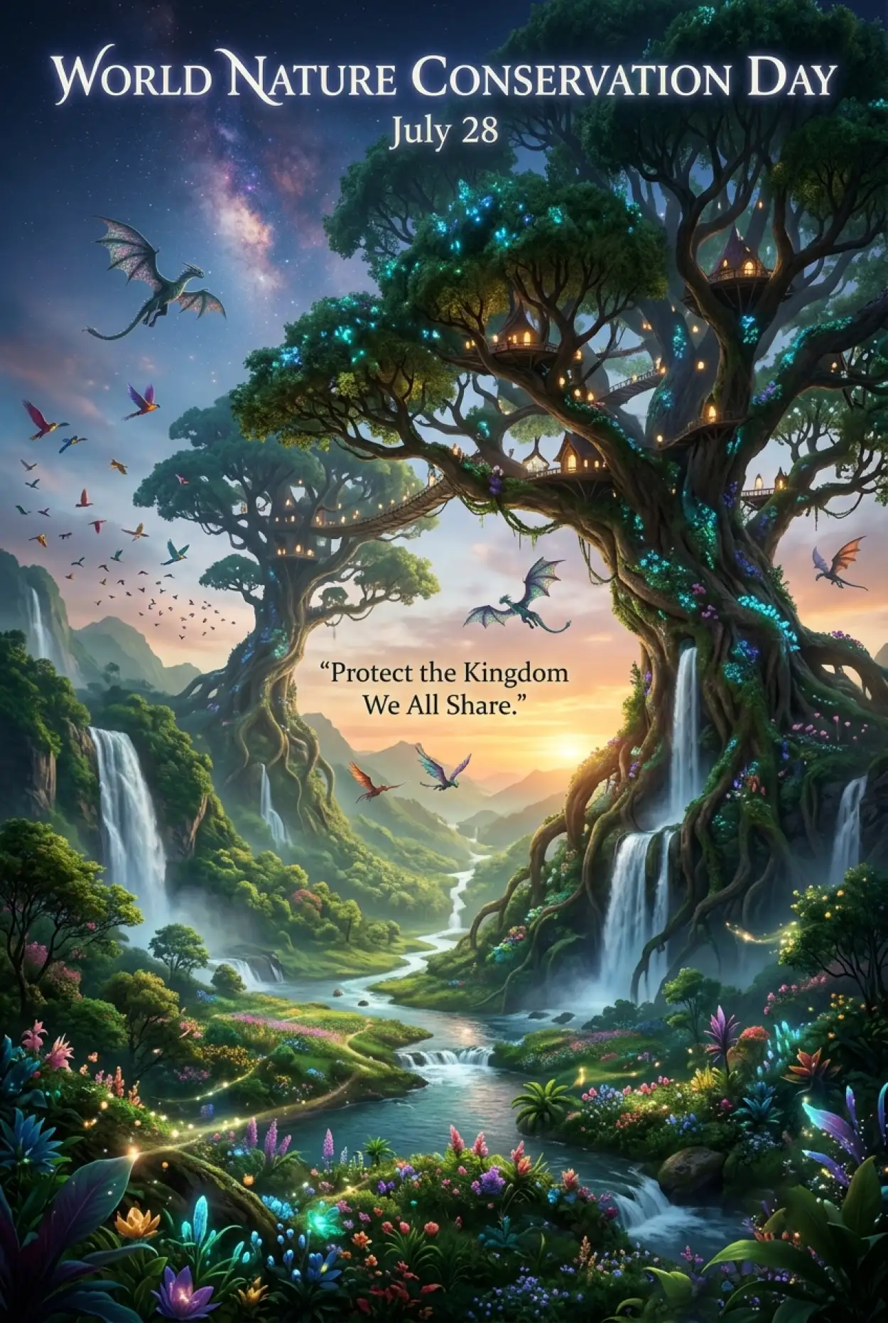 Free Download Earth Protection Creative Illustration - High Quality World Nature Conservation Day 2026 Image