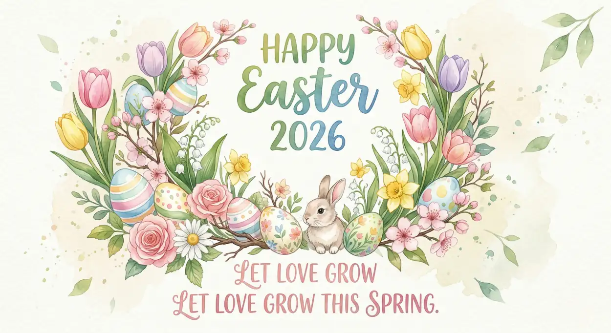 Free Download Easter 2026 Quotes For Gift Tags - High Quality Happy Easter 2026 Image