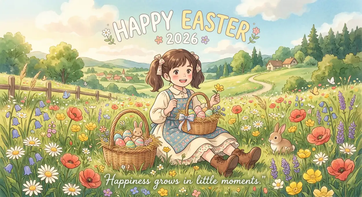 Free Download Easter 2026 Scrapbook Ideas - High Quality Happy Easter 2026 Image