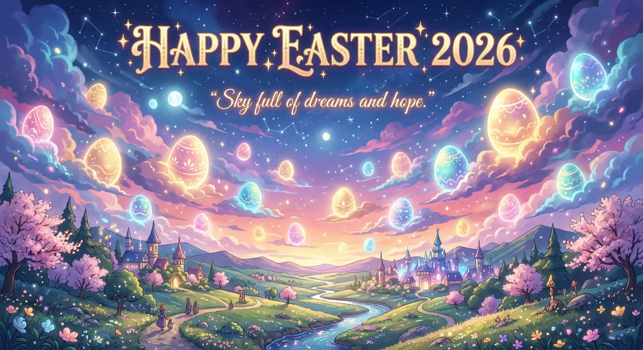 Free Download Easter 2026 Wishes For Wife - High Quality Happy Easter 2026 Image