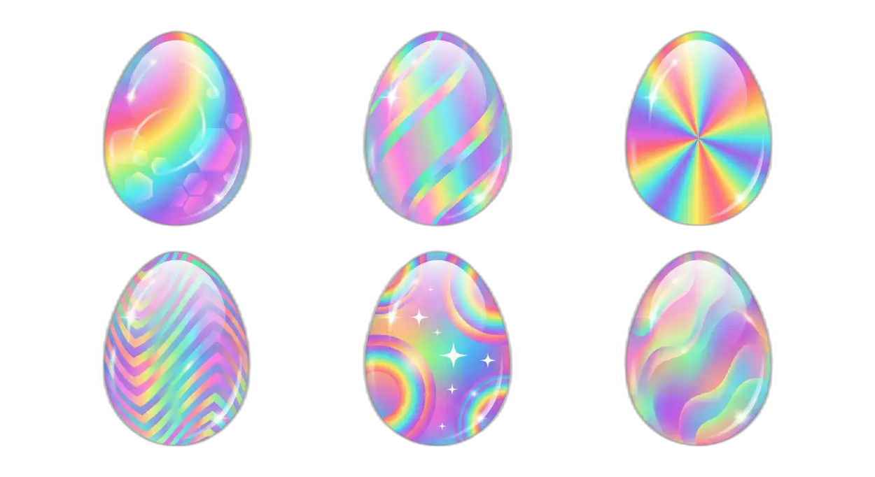 Free Download Easter Eggs Png Aesthetic Design - High Quality Easter Eggs Png Transparent PNG