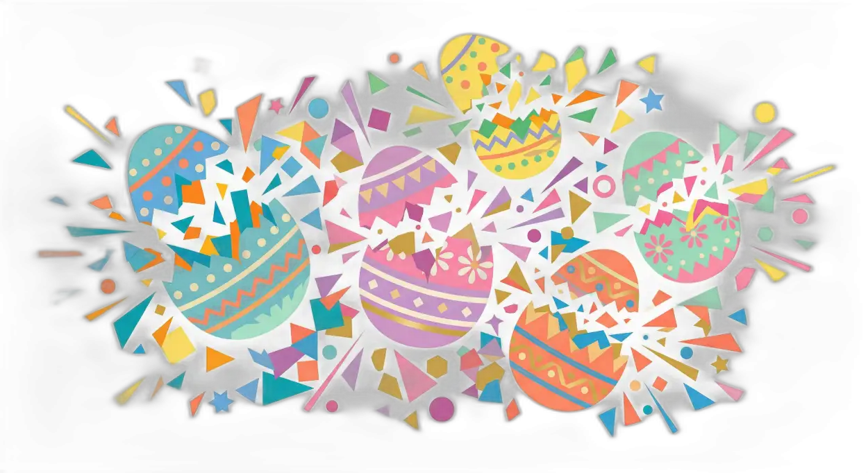 Free Download Easter Eggs Png For Greeting Cards - High Quality Easter Eggs Png Transparent PNG