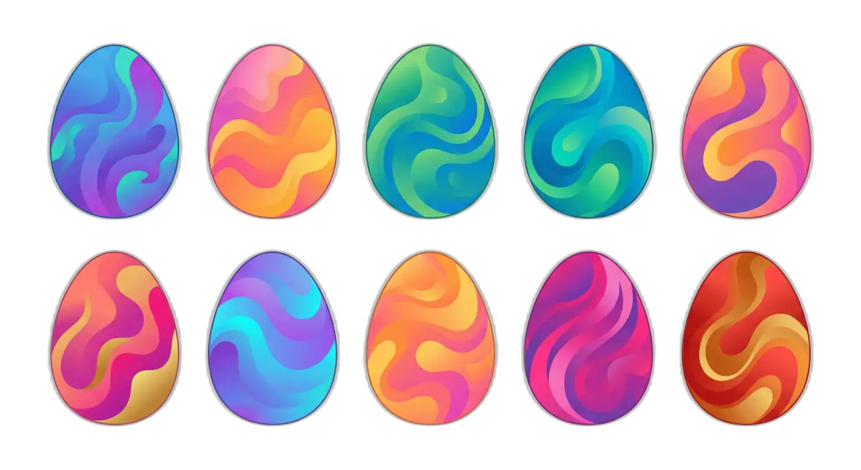 Free Download Easter Eggs Png For Instagram Post - High Quality Easter Eggs Png Transparent PNG