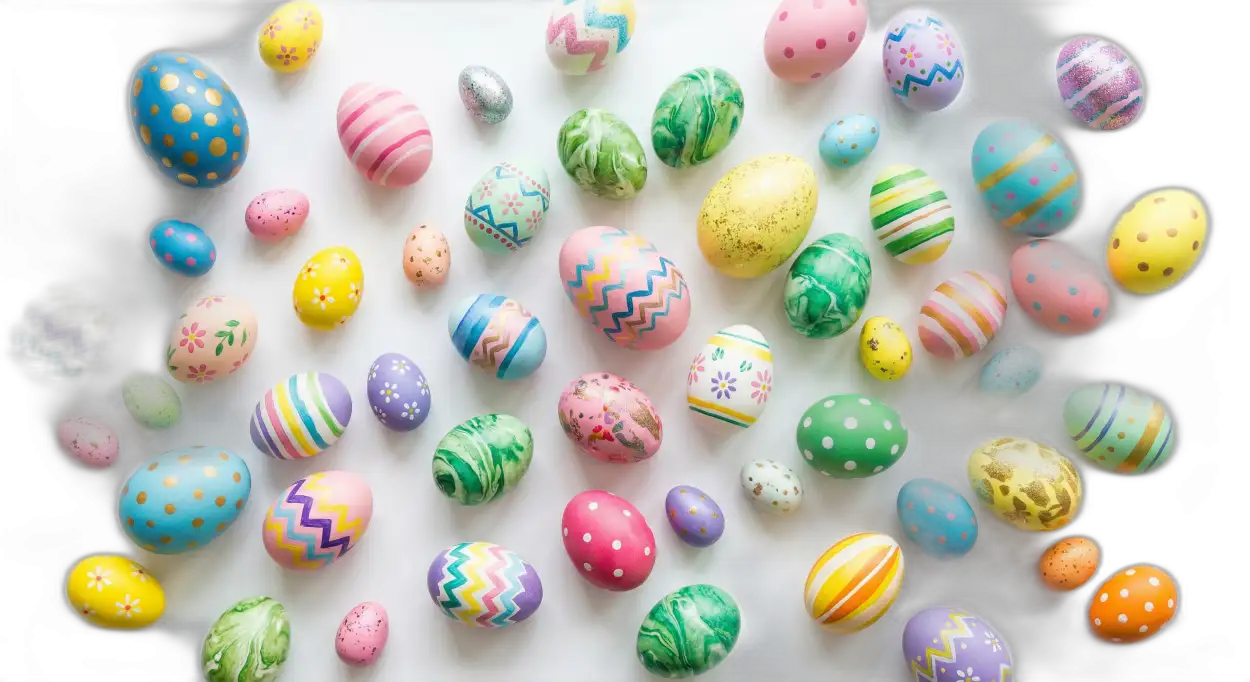 Free Download Easter Eggs Png For Whatsapp Status - High Quality Easter Eggs Png Transparent PNG