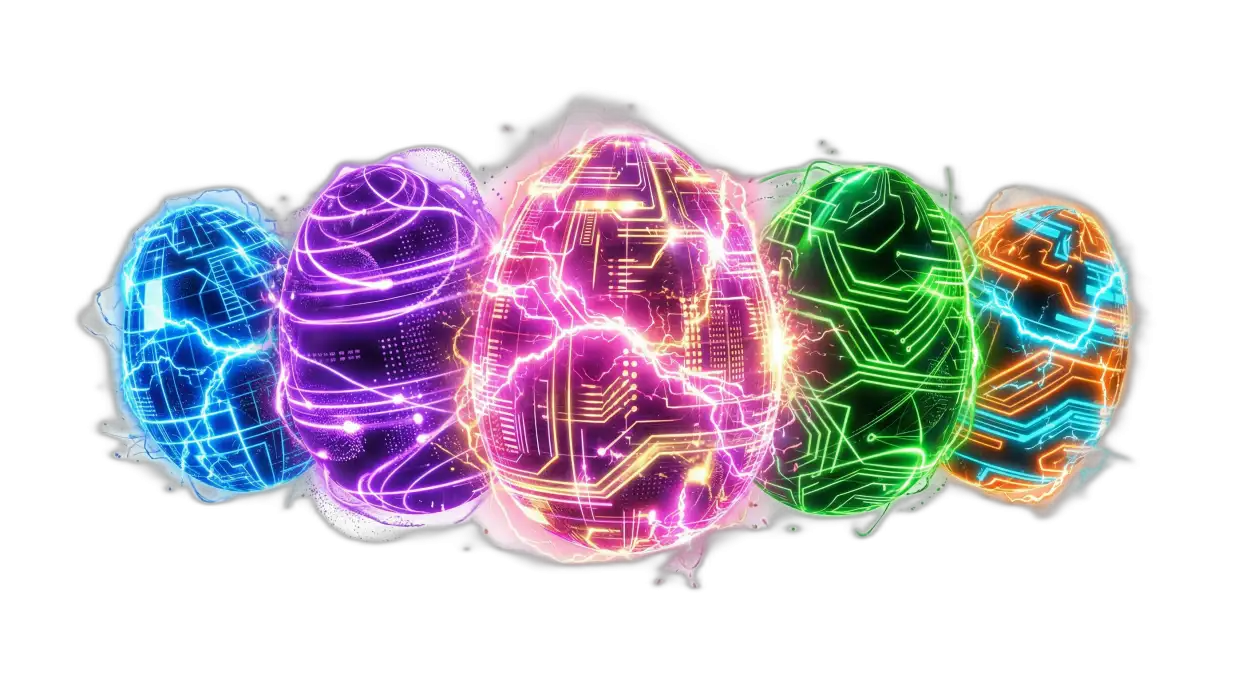 Free Download Easter Eggs Png For Youtube Thumbnail - High Quality Easter Eggs Png Transparent PNG