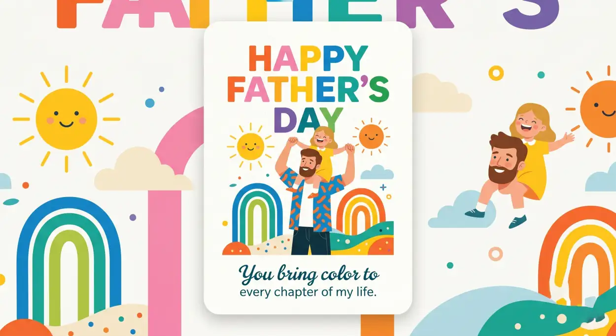 Free Download Easy Fathers Day Greeting Card Craft - High Quality Happy Fathers Day Greeting Card Image