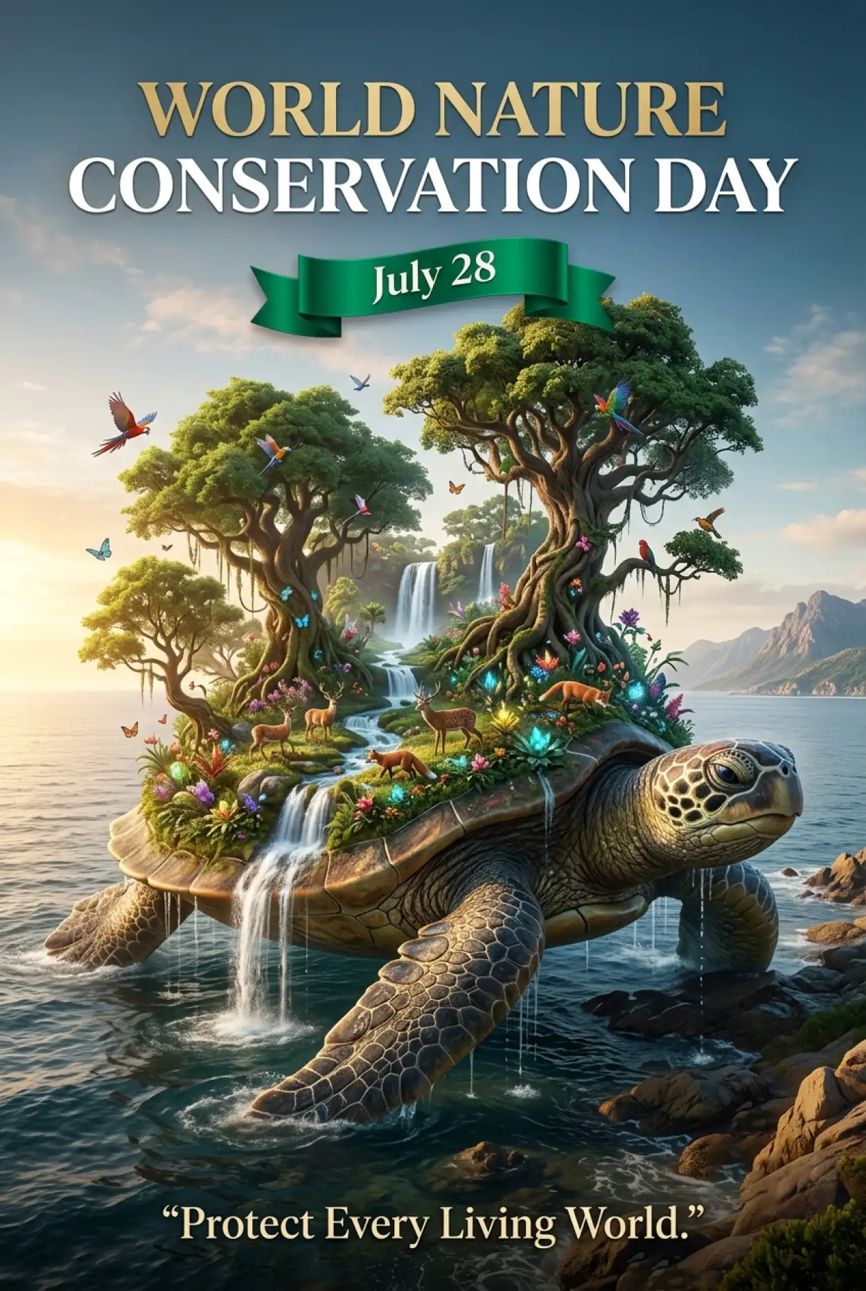 Free Download Eco Awareness Social Media Graphics - High Quality World Nature Conservation Day 2026 Image