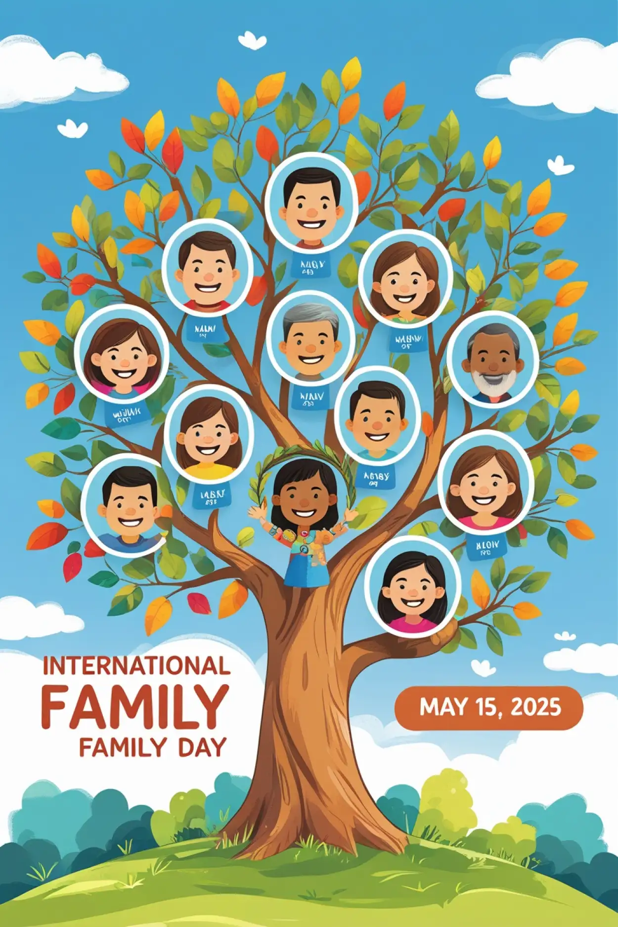 Free Download Editable Family Day Banner Image - High Quality International Family Day Background