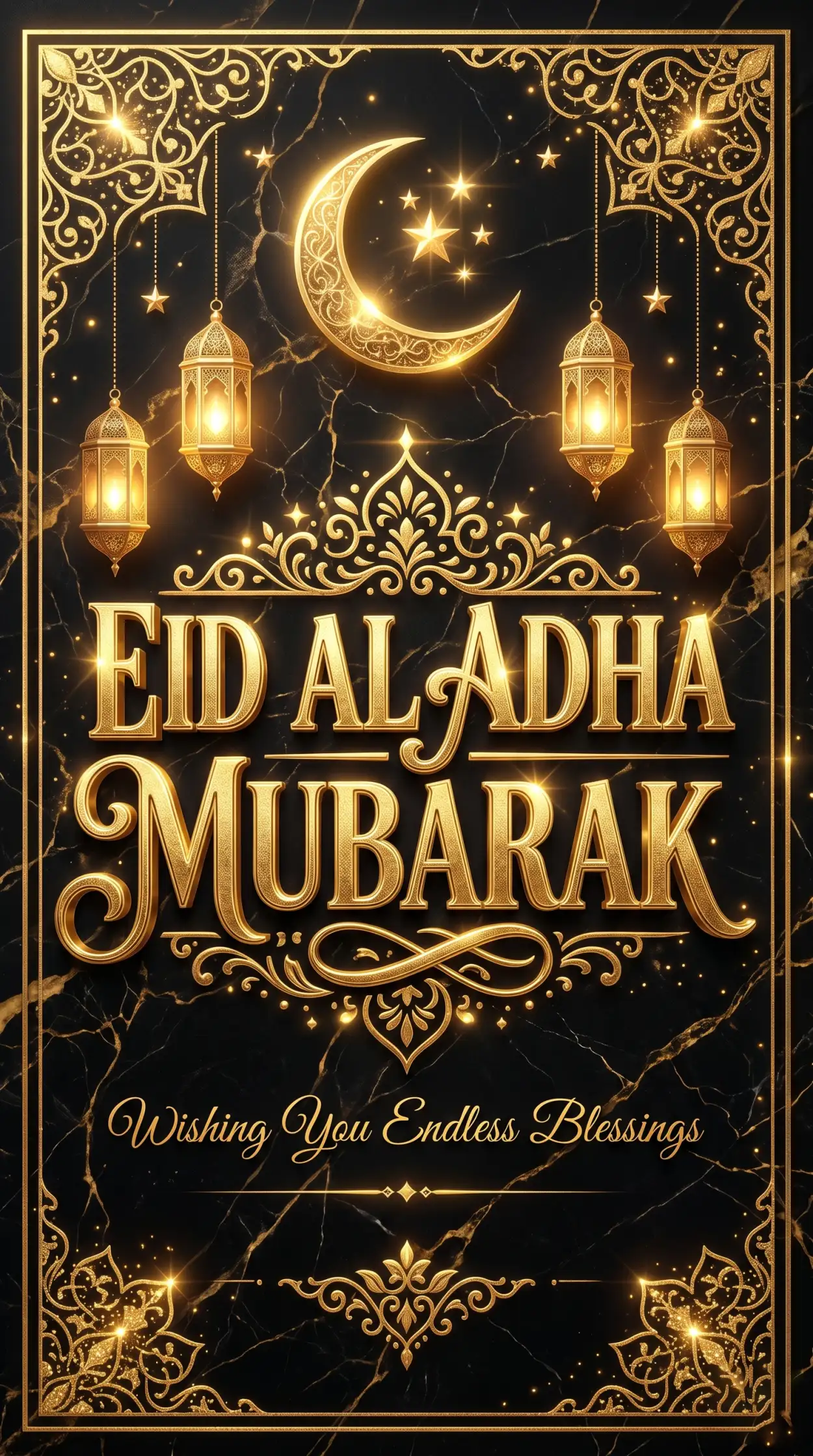 Free Download Eid Al Adha Greeting Card Design 2026 - High Quality Eid Al Adha Greeting Card 2026 Image