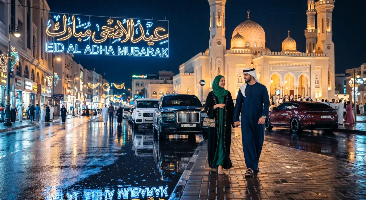 Free Download Eid Al Adha Greeting Card Latest Design 2026 - High Quality Eid Al Adha Greeting Card 2026 Image