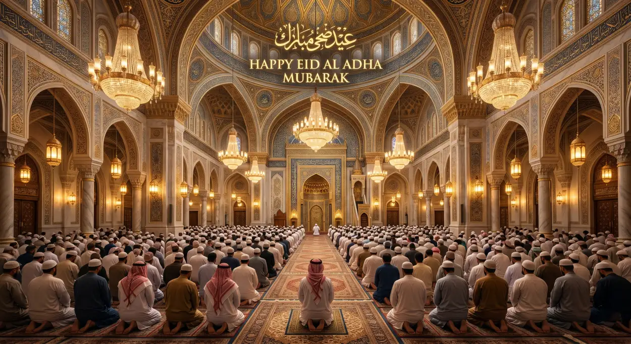 Free Download Eid Al Adha Greeting Card Ultra Hd 2026 - High Quality Eid Al Adha Greeting Card 2026 Image