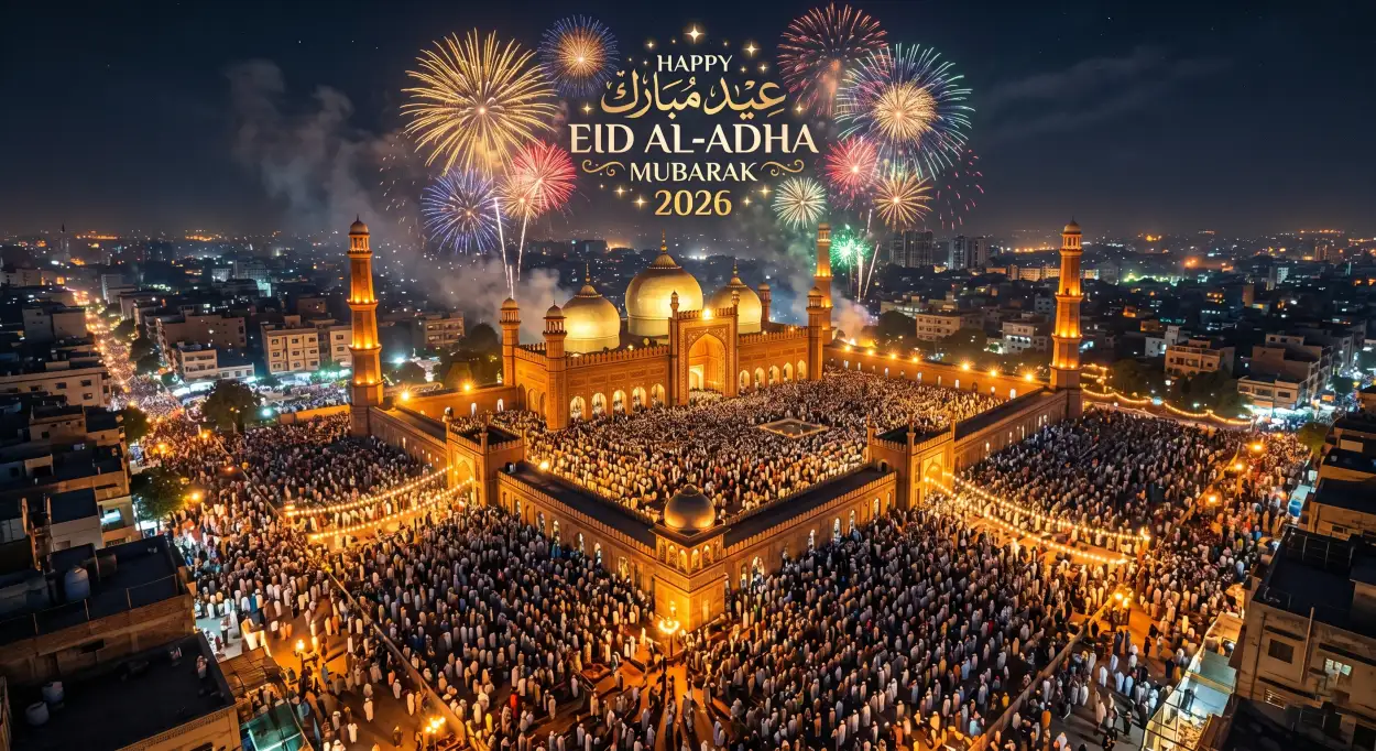 Free Download Eid Al Adha Mubarak 2026 Islamic Festival Background Images - High Quality Eid Al Adha Mubarak 2026 Background Image