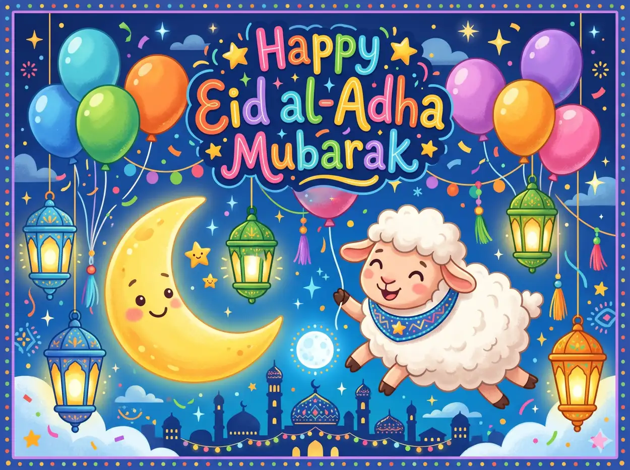 Free Download Eid Al Adha Mubarak 2026 Qurbani Mubarak Wishes Background - High Quality Eid Al Adha Mubarak 2026 Background Image