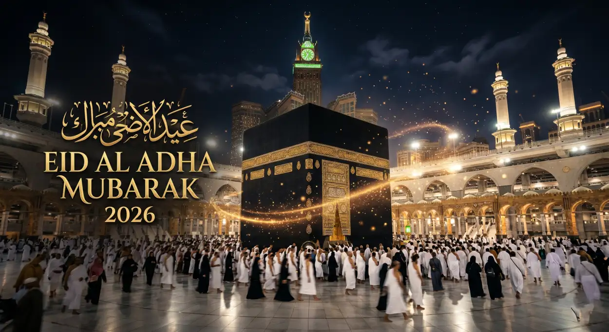 Free Download Eid Al Adha Mubarak 2026 Trending Islamic Festival Wallpaper - High Quality Eid Al Adha Mubarak 2026 Image
