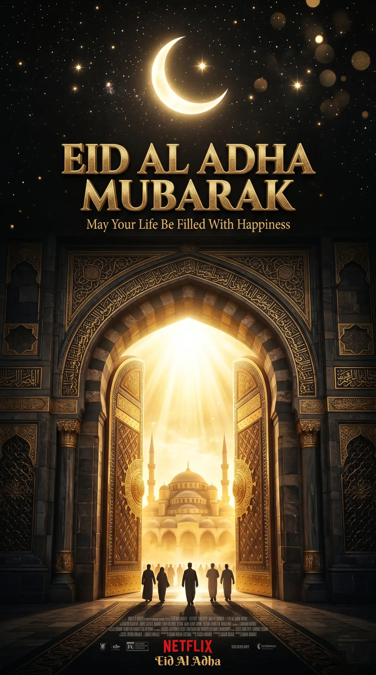 Free Download Eid Al Adha Mubarak Reels Thumbnail Design 2026 - High Quality Eid Al Adha Greeting Card 2026 Background Image
