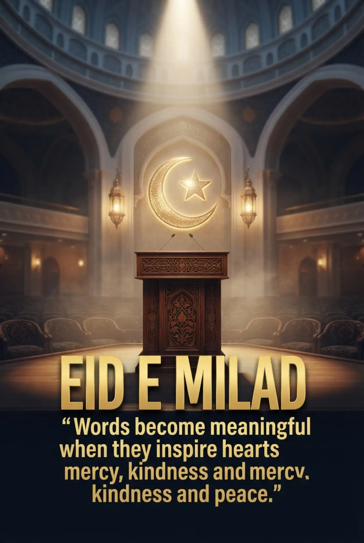 Free Download Eid E Milad 2026 Islamic Quotes - High Quality Eid E Milad 2026 Image