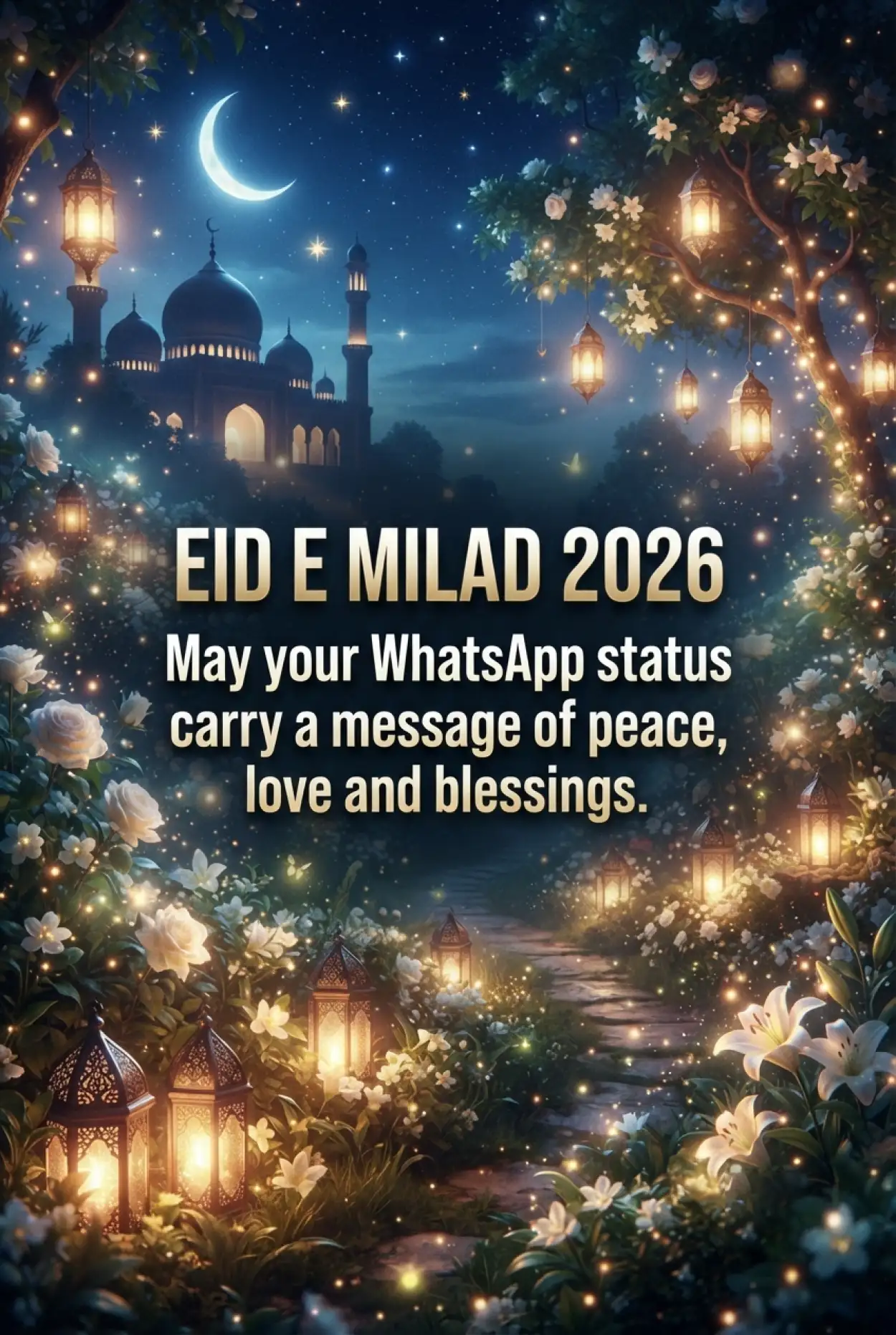 Free Download Eid E Milad 2026 Whatsapp Status - High Quality Eid E Milad 2026 Image